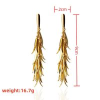 1 Pair Retro Classic Style Grain Plating Alloy Copper Gold Plated Silver Plated Drop Earrings main image 10
