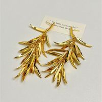 1 Pair Retro Classic Style Grain Plating Alloy Copper Gold Plated Silver Plated Drop Earrings main image 8
