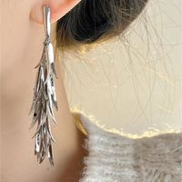 1 Pair Retro Classic Style Grain Plating Alloy Copper Gold Plated Silver Plated Drop Earrings main image 5