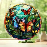 Cute Household Pastoral Butterfly Arylic Pendant Artificial Decorations main image 9