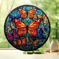 Cute Household Pastoral Butterfly Arylic Pendant Artificial Decorations main image 10