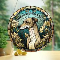 Süß Pastoral Künstlerisch Tier Hund Aryl Anhänger Künstliche Dekorationen sku image 9