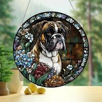 Süß Pastoral Künstlerisch Tier Hund Aryl Anhänger Künstliche Dekorationen sku image 1