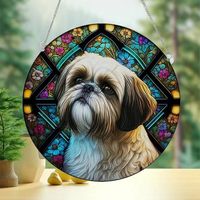 Süß Pastoral Künstlerisch Tier Hund Aryl Anhänger Künstliche Dekorationen sku image 16
