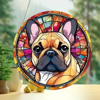 Süß Pastoral Künstlerisch Tier Hund Aryl Anhänger Künstliche Dekorationen sku image 19