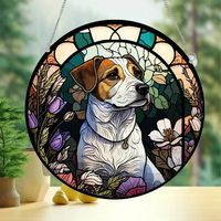 Süß Pastoral Künstlerisch Tier Hund Aryl Anhänger Künstliche Dekorationen sku image 26