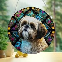 Süß Pastoral Künstlerisch Tier Hund Aryl Anhänger Künstliche Dekorationen sku image 31