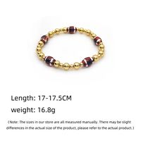 Retro Classic Style Round Oval Mixed Materials Beaded Women's Bracelets 1 Piece main image 2