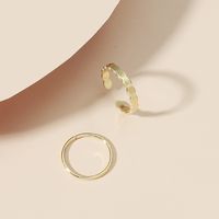 Elegant Solid Color Alloy Plating Hollow Out Gold Plated Silver Plated Women's Foot Ring main image 9