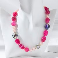 Casual Vacation Color Block Arylic Beaded Women's Necklace main image 5
