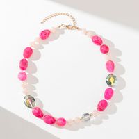 Casual Vacation Color Block Arylic Beaded Women's Necklace sku image 2