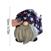 Cute Classic Style Pentagram American Flag Cloth Party Festival Rudolph Doll main image 2