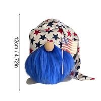 Cute Classic Style Pentagram American Flag Cloth Party Festival Rudolph Doll main image 3