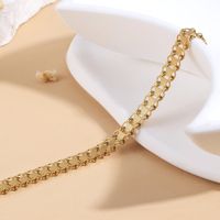 Simple Style Classic Style Solid Color 201 Stainless Steel 18K Gold Plated Bracelets In Bulk main image 5