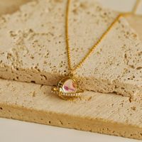 Wholesale Jewelry Y2K Bow Knot Star Heart Shape Alloy Copper 18K Gold Plated Chain Pendant Necklace main image 5