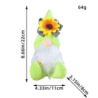 Cute Sunflower Plastic Cloth Cotton Party Festival Rudolph Doll main image 2