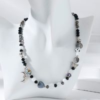 Vacation Simple Style Color Block Arylic Alloy Beaded Women's Necklace main image 3