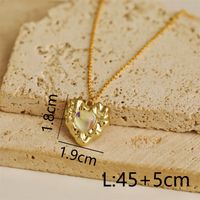 Wholesale Jewelry Y2K Bow Knot Star Heart Shape Alloy Copper 18K Gold Plated Chain Pendant Necklace sku image 2