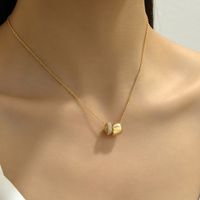 Elegant Simple Style Geometric Alloy Copper Plating Women's Pendant Necklace 1 Piece sku image 1