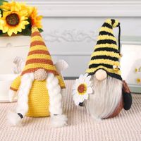 Cute Classic Style Stripe Flower Cloth Party Festival Rudolph Doll main image 5