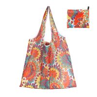Cute Pastoral Flower Polyester Composite Needle Punched Cotton Shopping Bags sku image 80