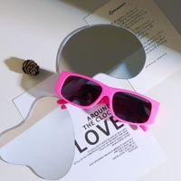 Streetwear Cool Style Solid Color Pc Square Full Frame Women's Sunglasses sku image 1