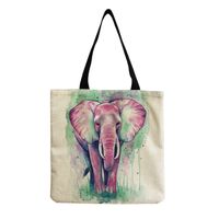 Women's Fashion Elephant Shopping Bags sku image 4