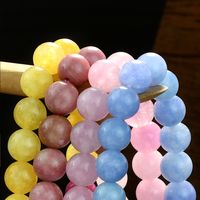 IG Style Classic Style Round Artificial Crystal Natural Stone Beaded Women's Bracelets main image 5
