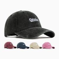 Unisex Casual Simple Style Letter Embroidery Curved Eaves Baseball Cap main image 1