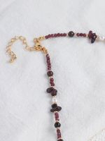 Ferien Einfacher Stil Farbblock Süßwasserperle Stein Kupfer Asymmetrisch Perlen 18 Karat Vergoldet Frau Halskette main image 5