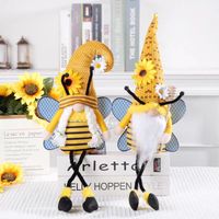 Cute Classic Style Stripe Flower Plastic Cloth Party Festival Rudolph Doll main image 1