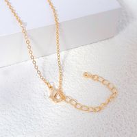 Copper Gold Plated Simple Style Classic Style Hollow Out Color Block Pendant Necklace main image 7