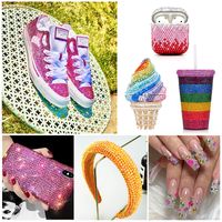 Simple Style Classic Style Solid Color Resin Nail Decoration Accessories 1 Box main image 6