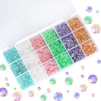 Simple Style Classic Style Solid Color Resin Nail Decoration Accessories 1 Box sku image 5