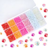 Simple Style Classic Style Solid Color Resin Nail Decoration Accessories 1 Box sku image 4