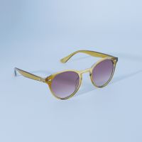 Casual Classic Style Solid Color Pc Round Frame Full Frame Women's Sunglasses main image 4