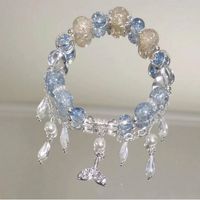 Sweet Flower Alloy Plating Rhinestones Women's Bracelets sku image 87