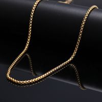 1 Piece 304 Stainless Steel Solid Color Pendant Chain main image 3