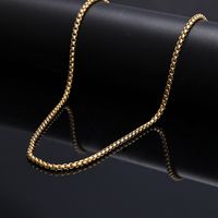 1 Piece 304 Stainless Steel Solid Color Pendant Chain main image 5