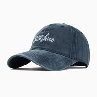 Unisex Casual Classic Style Letter Embroidery Curved Eaves Baseball Cap main image 5