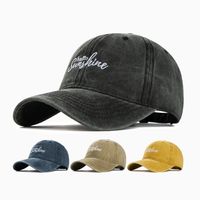 Unisex Casual Classic Style Letter Embroidery Curved Eaves Baseball Cap main image 1