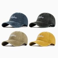 Unisex Casual Classic Style Letter Embroidery Curved Eaves Baseball Cap main image 2