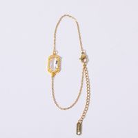 Copper Simple Style Classic Style Inlay Solid Color Gem Bracelets Necklace sku image 16