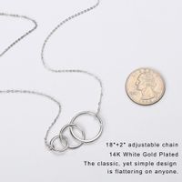 Copper Simple Style Plating Circle main image 10