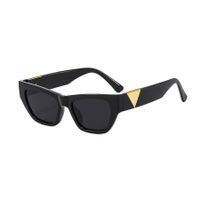 Vacation Cool Style Solid Color Ac Square Full Frame Women's Sunglasses sku image 3