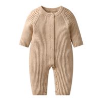 Fashion Solid Color Acrylic Baby Rompers sku image 16