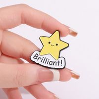 Cartoon Style Cute Sweet Star Bee Watermelon Alloy Plating Unisex Brooches main image 3