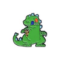 Cartoon Style Cute Sweet Animal Dinosaur Alloy Plating Unisex Brooches main image 6