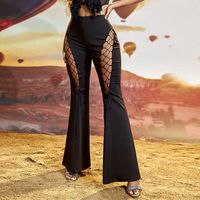 Women's Holiday Daily Bar Simple Style Solid Color Full Length Casual Pants Flared Pants main image 6