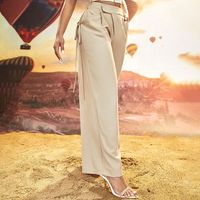 Women's Daily Simple Style Solid Color Full Length Casual Pants Cargo Pants main image 4